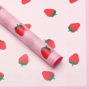 Paquete de 20 Piezas de Papel de Envolver Flores de Pulpa Química-Mecánica Virgen, Impermeable, de Doble Cara, Sin Recubrimiento, con Impresión UV - Product Image 6