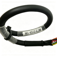 Cable de Conexión de Accesorios de 8 Pines para Máquina CNC Fanuc MC-K513, Cable de Alta Flexibilidad de 0.3M para Interconexión de Panel de Control MC-K513