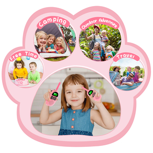 Mini <span class=keywords><strong>radio</strong></span> pour <span class=keywords><strong>bébé</strong></span>, talkie-walkie rechargeable sans fil, longue portée de 3km, jouet pour enfant, <span class=keywords><strong>radio</strong></span> bidirectionnelle, cadeau pour garçons et filles - Product Image 2