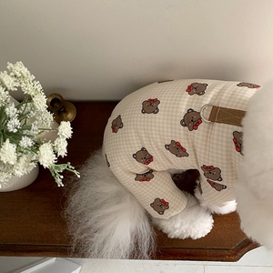 Vestiti per animali domestici giacca imbottita in cotone a quattro zampe per cani autunno e inverno giacca imbottita in cotone a quattro zampe - Product Image 4