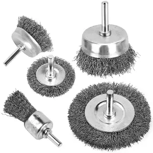 Wire Wheel Brush Cup Set Wire Wheel for Drill Wire Brush for Drill