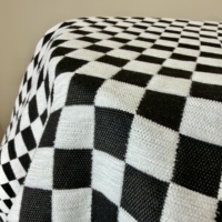 Tissu à motif à carreaux, tissu jacquard tissé, tissu jacquard géométrique pour meubles