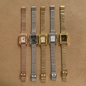 Orologi <span class=keywords><strong>di</strong></span> <span class=keywords><strong>Lusso</strong></span> per Ragazze, Orologi da Polso da <span class=keywords><strong>Donna</strong></span> per Affari, <span class=keywords><strong>Orologio</strong></span> Vintage Quadrato in Metallo per Signore - Product Image 2