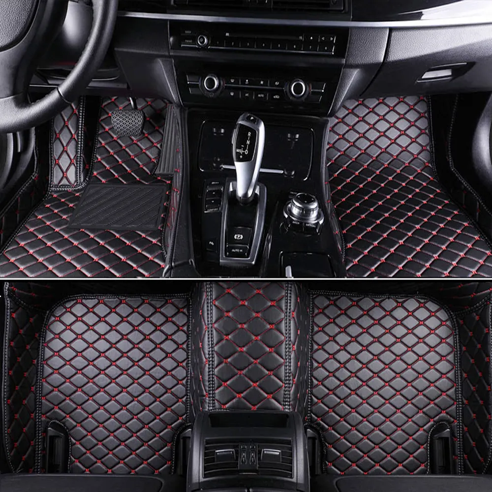 3D customized PVC leather 4 piece waterproof Anti slip car floor mats for KIA/HONDA/TOYOTA/BMW/Hyundai