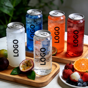 Botellas de Alta Calidad para Jugos, Café y Bebidas, Latas con Tapa de Aluminio, Lata Transparente para Bebidas, para Tiendas de Bebidas - Product Image 2