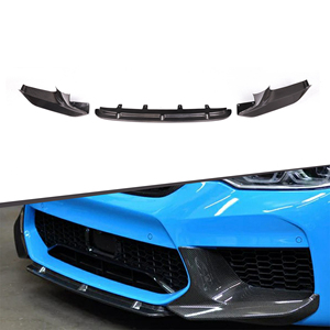Spoiler avant en fibre de carbone sèche <span class=keywords><strong>F90</strong></span> M5 avec séparateur avant pour <span class=keywords><strong>BMW</strong></span> M5 2018 2019 2020 - Product Image 1