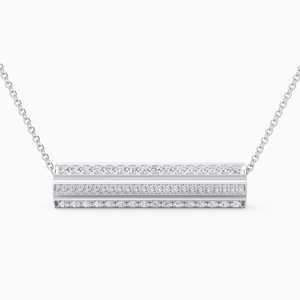 จี้ทองคำแท้ 14K/18K/22K ประดับเพชรด้านข้าง สามารถปรับแต่งได้ เพชรเพาะเลี้ยงในห้องปฏิบัติการ ความใส VVS-SI สี G หรูหรา สำหรับทั้งชายและหญิง ทรงบริลเลียนท์ - Product Image 1