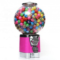 Distributeur de bonbons TR618G de 1 pouce avec monnayeur et tiroir-caisse, corps en plastique, machine à capsules pour la vente au détail