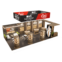 Stand d'exposition de luxe haut de gamme Izexpo, design modulaire personnalisé, stand d'exposition pour la showroom CosmoProf