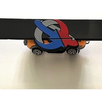 Support de plaque d'immatriculation de moto en alliage d'aluminium, bricolage de luxe