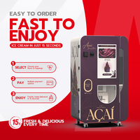 Máquina Expendedora Automática de Acai Bowl con Sistema de Helado Suave para Cafeterías, Tiendas de Postres y Negocios Minoristas