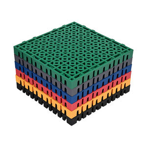 Revêtement de sol B2B <span class=keywords><strong>en</strong></span> PP antidérapant à emboîtement, motif losanges de 4 cm, design moderne, pour garages, entrepôts et applications mécaniques - Product Image 3