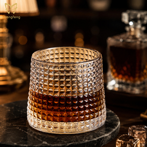 Bicchieri <span class=keywords><strong>da</strong></span> bere bicchierini di whisky tazze ristoranti Hotel essenziali 180 Ml di vetro di roccia per la casa vetro di vetro sottile trasparente moderno - Product Image 2