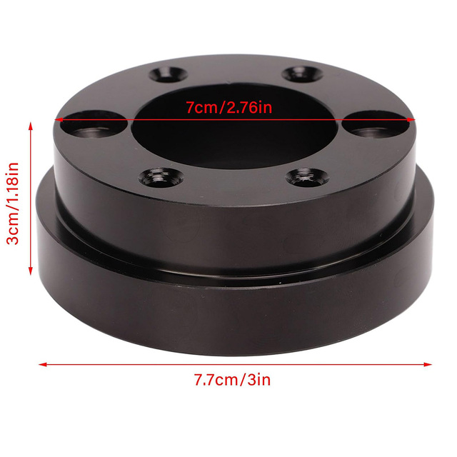 High-Strength Steering Wheel Connector 70mm PCD for Logitech G Series (G25/G27/G29/G920) 13/14 Inch Rustproof Modification Part
