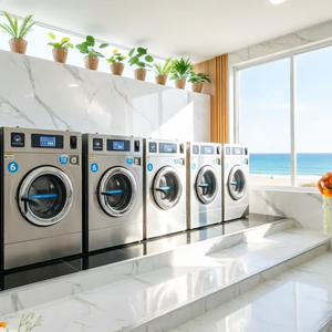 <span class=keywords><strong>Lave</strong></span>-<span class=keywords><strong>linge</strong></span> commercial à chargement frontal automatique, contrôlé par application, classe énergétique 1 - Product Image 1