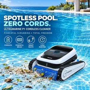 ECOVACS Ultramarine P1 Nettoyeur de piscine intelligent sans fil et ioniseur avec contrôle et navigation par application - Product Image 1