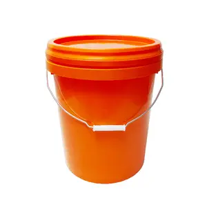 PP-Eimer 20-Liter-Kunststoffeimer mit Auslaufkappe industrieller Rohstoff Chemiepulver-Speicherbehälter