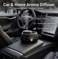 Diffuseur d'arômes de voiture intelligent à énergie solaire Diffuseur de parfum d'huile essentielle portable avec source d'alimentation USB pour usage domestique