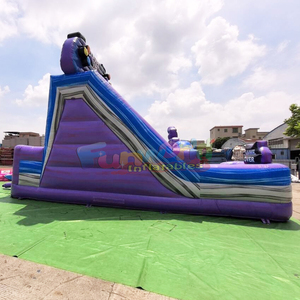 Structure gonflable d'extérieur pour enfants sur le thème Level Up, avec toboggan et parcours d'obstacles, à vendre. - Product Image 5