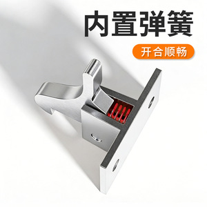 Mini <b>Spring</b> <b>Clip</b> Copper Zinc Alloy Chinese Style Door Latch Easy Installation General Use - Product Image 4