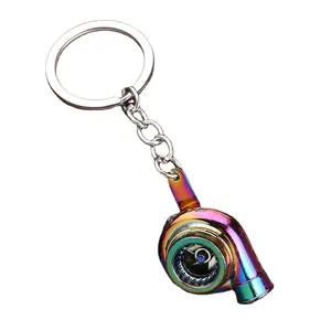 Tùy chỉnh phụ tùng ô tô Móc Chìa Khóa tuabin Turbo Keyring