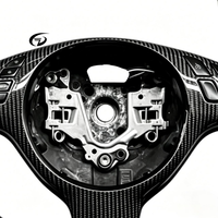 Volant en fibre de carbone pour BMW E46 E39 M33 Série 5 Série M3 M5 M6 E61 E62 E63