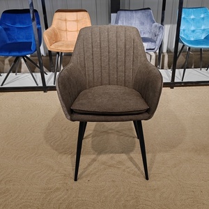 Luxe Moderne Nordique Scandinave Noir Chaise Salle À Manger Tufté Bleu Brun <span class=keywords><strong>Velours</strong></span> Restaurant <span class=keywords><strong>Chaises</strong></span> À Manger Pour Salle À Manger - Product Image 1