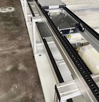 Sistema de Transferencia de Palés de Fábrica Toshine, Transportador de Cadena de Doble Velocidad con Tamaño Personalizado, Máquina de Transporte de Palés