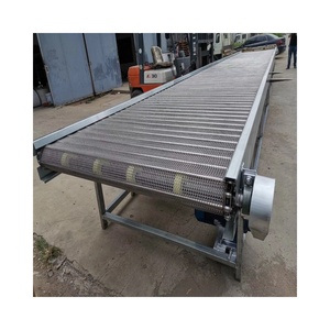 مصدر الشركة المصنعة المخصصة SUS316 ارتداء دليل موثوق به الدجاج السمك الروبيان الكعكة النودلز الفورية شبكة الحزام الناقل - Product Image 2