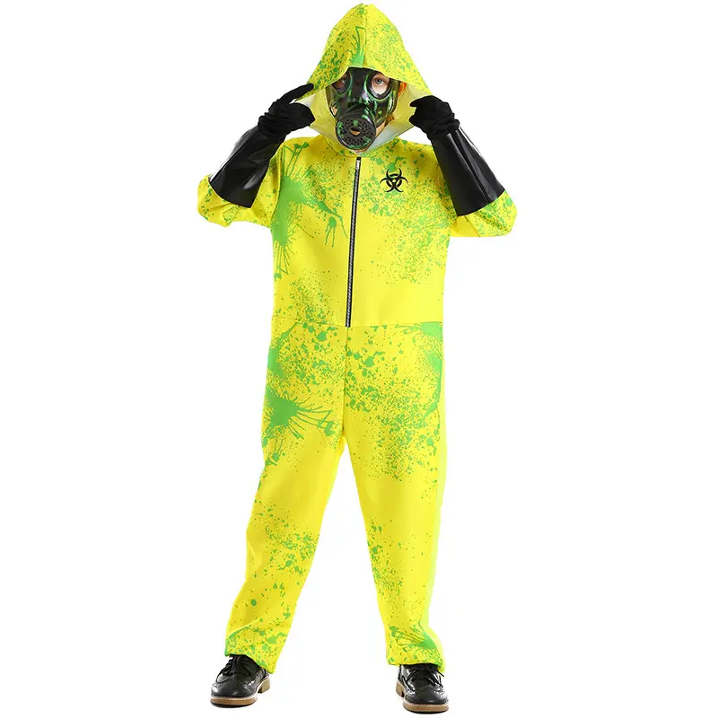 Halloween Nieuwe Horror Jumpsuit Biohazard Kleding Splash Print Neutrale Jurk Up Zombie MQ0718