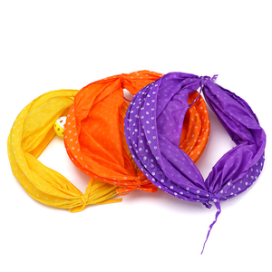 Wholesale Eco-Friendly Funny <b>Interactive</b> Collapsible <b>Cat</b> Tunnel <b>Toy</b> with Feather & Plastic Material - Product Image 6