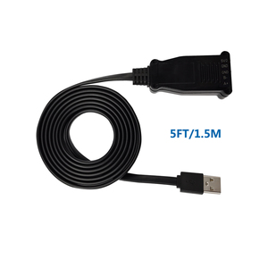 <b>USB</b> to RS485 Serial <b>Cable</b> with Green Terminal Block Connector Shielded PVC Jacket Standard <b>USB</b> <b>2.0</b> for Computer Use - Product Image 2