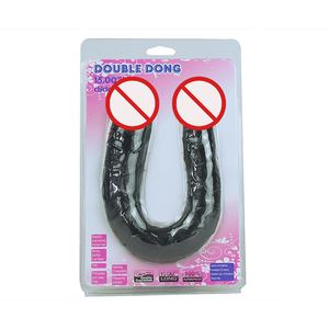 Dildo double tête en forme de <span class=keywords><strong>U</strong></span> pour la masturbation féminine, sensation extrême et expérience à double usage - Product Image 5