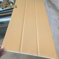 Panneau sandwich en mousse de polyuréthane pour bardage métallique décoratif, isolation thermique haute densité, certifié CE FSC