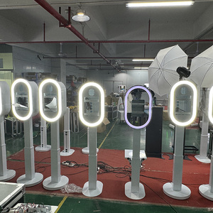 Tragbare Selfie-Fotobox für Hochzeiten und Partys, iPad-DSLR-Fotobox mit Druckerablage - Product Image 3