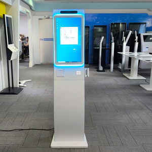 23.6 inch màn hình cong màn hình cảm ứng tự phục vụ thanh toán kiosk tầng thường vụ với đầu đọc thẻ máy ảnh máy in QR đọc mã - Product Image 2