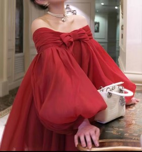 A8605 Migugarment alla moda dolce camicia con <span class=keywords><strong>spalle</strong></span> <span class=keywords><strong>scoperte</strong></span> a <span class=keywords><strong>maniche</strong></span> <span class=keywords><strong>lunghe</strong></span> con <span class=keywords><strong>maniche</strong></span> <span class=keywords><strong>lunghe</strong></span> abito largo da donna Mini abito causale - Product Image 2