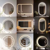 Miroir intelligent haute définition étanche IP44 en gros pour projets hôteliers professionnels
