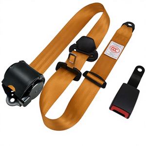 Ceinture de sécurité rétractable à 3 points en acier et polyester R200 Bus, ceinture de sécurité à 2 points pour sièges passagers avec boucle rétractable - Product Image 4