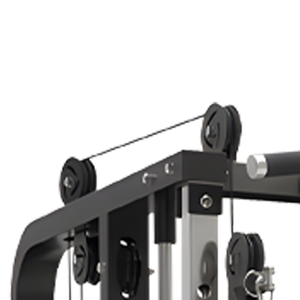 Smith Power Rack Home Gym con Cable Crossover, Leg Press e Doppio Pile di Pesi - Attrezzatura <span class=keywords><strong>per</strong></span> Allenamento Fitness - Product Image 4