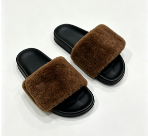 Sandalias de invierno de felpa para mujer, zapatos de mujer, chaussures femme, pantuflas, zapatos de mujer, sandalias para mujer - Product Image 2