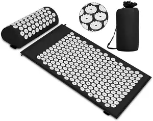 Eco Friendly Complete Therapy Acupressure Nail Mat Acupressure Matt And Pillow Set