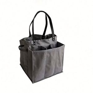 Custom Logo <b>Printing</b> Blank Plain Pocket Shoulder Handle Cotton Canvas Tote Bags - Product Image 4