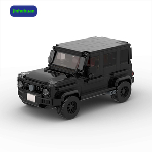 Nuovi Giocattoli Veicoli da Costruzione per Bambini, Auto Sportive Nere per Bambine, <span class=keywords><strong>Mini</strong></span> Moc Fai da Te, Mattoncini Modello SUV, Set di Blocchi per Costruire Automobili - Product Image 1