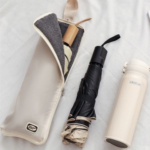 Bolsa de almacenamiento para paraguas impermeable y gruesa de algodón con bolsillo interior con cremallera, funda plegable portátil para paraguas para uso en exteriores - Product Image 1