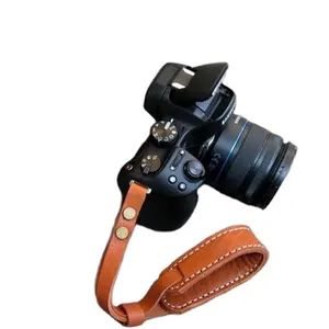 Dslr Camera Wrist Hand Strap with Pad Universal Cow Leather Customized Kzfashions 7-10 Days Cowskin High Tenacity Opp Bag CN;GUA