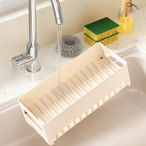 Nuovo Organizzatore per Lavello da <span class=keywords><strong>Cucina</strong></span>, <span class=keywords><strong>Porta</strong></span> Spugne 2 in 1 con Supporto per Asciugamani - Product Image 5