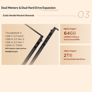 ขายส่ง ThinkPad E16 ใหม่แกะกล่อง รุ่น Core I5 220H แรม 16GB SSD 1TB กราฟิกการ์ดในตัว หน้าจอ 2.5K ระบบปฏิบัติการ Windows 11 พร้อมกล้องในตัว สต็อกภาษาอังกฤษ ประสิทธิภาพสูง - Product Image 3