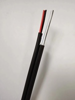 G657A FTTH GYXFTY 2-Core Outdoor Optic Fiber Cable Drop Cable with Steel and Power Wire Zhejiang Origin for Communication