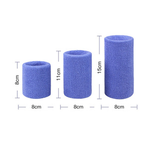 Aolikes Prix usine <span class=keywords><strong>Bande</strong></span> <span class=keywords><strong>de</strong></span> maintien <span class=keywords><strong>de</strong></span> poignet 8 cm en coton tricoté multicolore, absorbante et élastique, pour le sport, Meilleure vente - Product Image 6